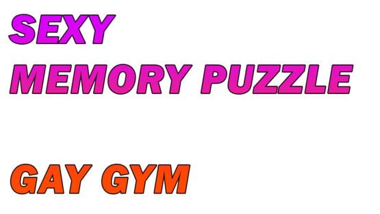 Sexy Memory Puzzle - Gay Gym screenshot 2