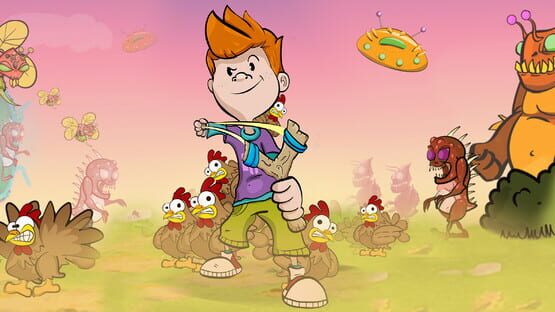 Chicken Coop Invaders gameplay screenshot