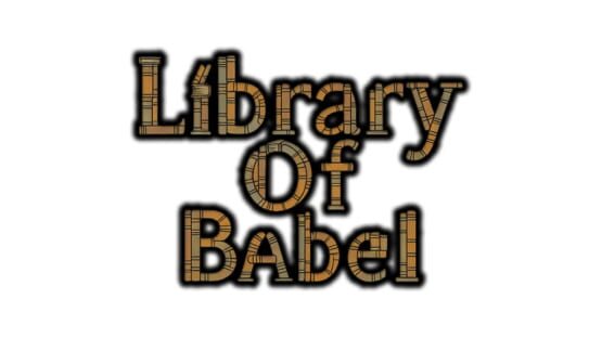 Library of Babel gameplay screenshot