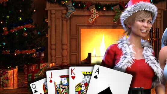 Strip Black Jack: Santa Babe gameplay screenshot