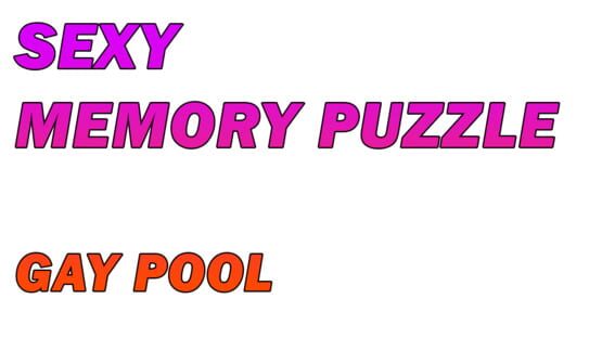 Sexy Memory Puzzle - Gay Pool screenshot 2