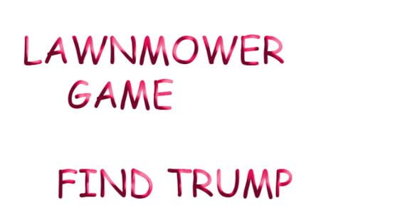 Lawnmower Game: Find Trump official artwork 2