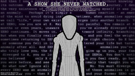 A show she never watched. official artwork 2