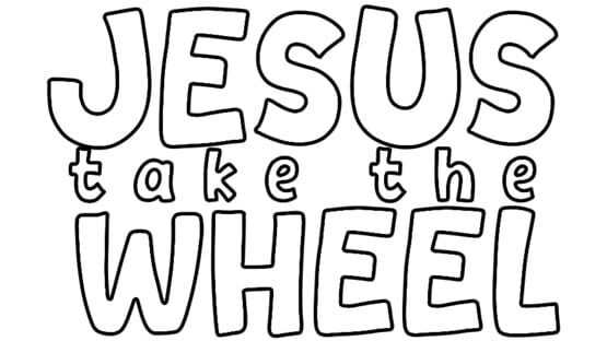 Jesus Take The Wheel official artwork 2