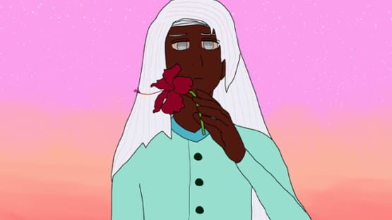 Blue Horizon: Hibiscus, and the Loved Garden Paths of Raj Rivera official artwork 7