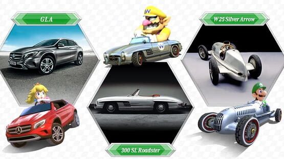 Mario Kart 8: Mercedez-Benz X Mario Kart 8 screenshot 1