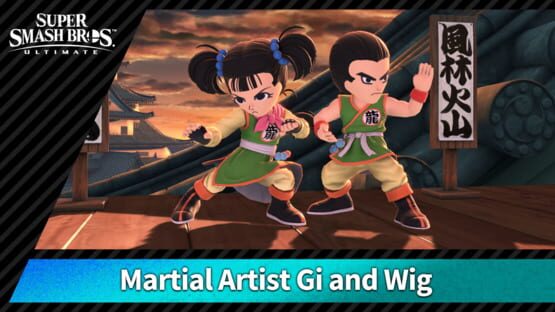Super Smash Bros Ultimate: Martial Artist Gi and Wig gameplay screenshot