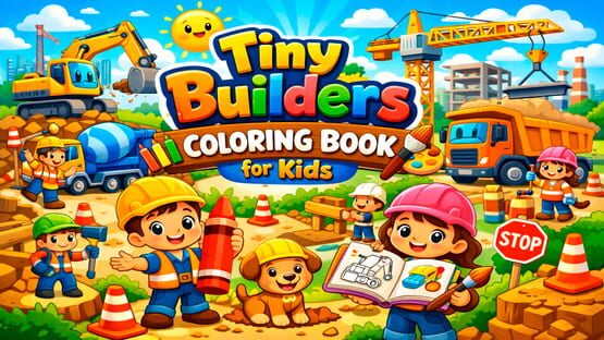 Tiny Builders Coloring Book for Kids - Artwork 1