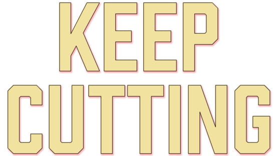 Keep Cutting official artwork 2