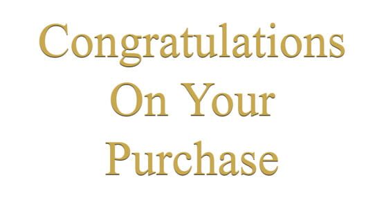 Congratulations On Your Purchase official artwork 2