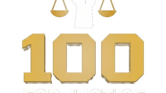 100 for Justice official artwork 1