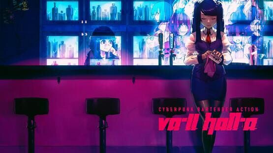 VA-11 Hall-A: Cyberpunk Bartender Action backdrop