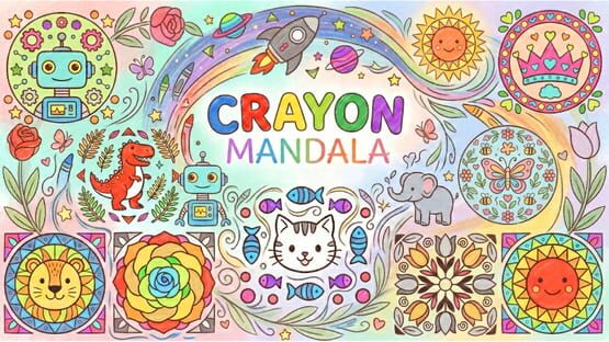 Crayon Mandala — 1