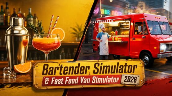 Bartender Simulator & Fast Food Van Simulator 2026 official artwork 1