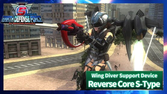 Earth Defense Force 5: Wing Diver Support Device - Reverse Core S-Type gameplay screenshot