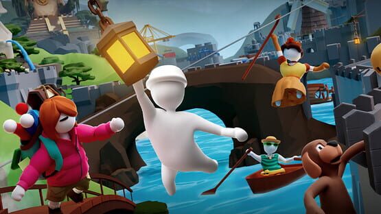 Human: Fall Flat backdrop