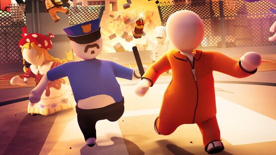 Human: Fall Flat backdrop