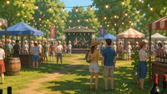 Outdoor Wine Market Simulator gameplay screenshot