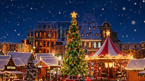 Tidy & Bright: Together at the Christmas Market official artwork 2