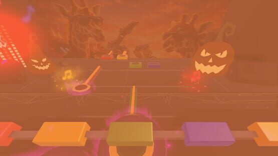 Giraffe Champion 3: Halloween Party & the Ghost Guitar gameplay screenshot