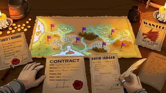 Adventurer’s Guild Manager gameplay screenshot