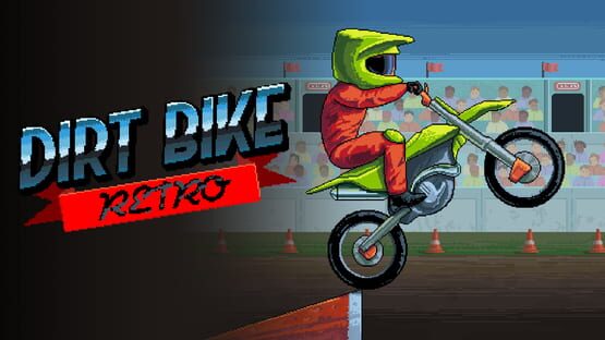 Dirt Bike Retro gameplay screenshot