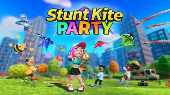 Stunt Kite Party backdrop