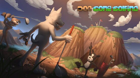 Dog Gone Golfing backdrop