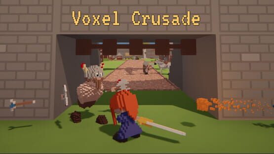 Voxel Crusade backdrop