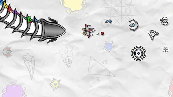 Scribble Ships backdrop