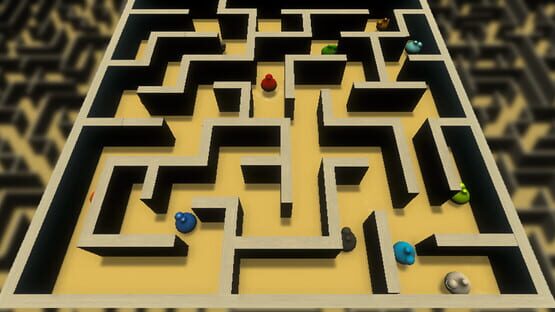 Maze Party backdrop