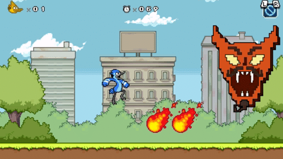 Regular Show: Mordecai and Rigby in 8-Bit Land Screenshot