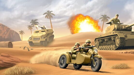 1943 Deadly Desert backdrop