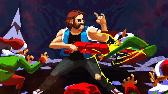 Headbängers in Holiday Hell gameplay screenshot