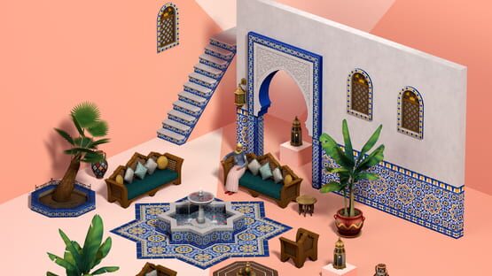 The Sims 4: Courtyard Oasis Kit gameplay screenshot