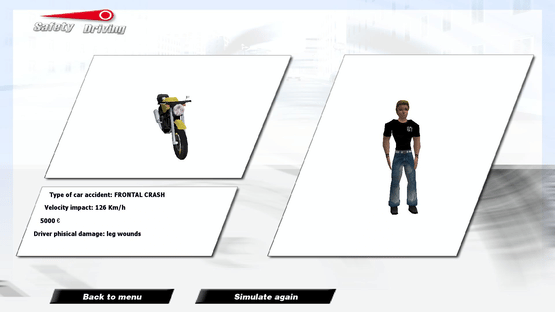 Safety Driving Simulator: Motorbike Screenshot