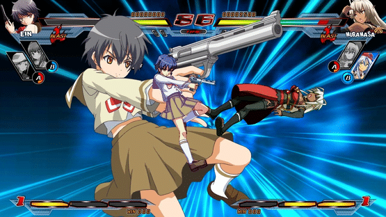 Nitroplus Blasterz: Heroines Infinite Duel Screenshot