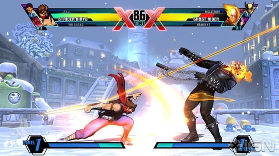 Képernyőkép erről: Ultimate Marvel vs. Capcom 3