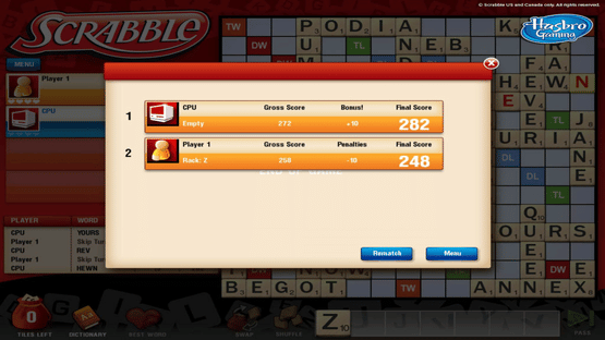 Scrabble Screenshot