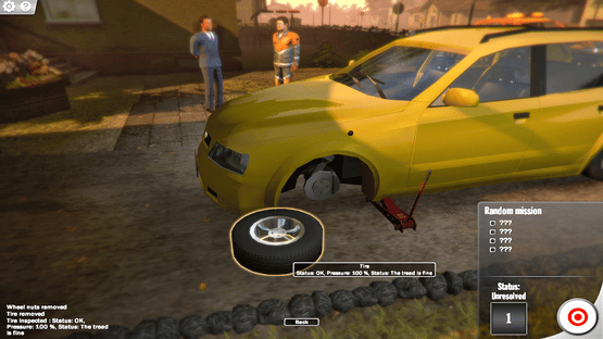 Roadside Assistance Simulator Screenshot