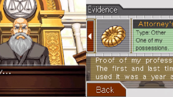 Phoenix Wright: Ace Attorney - Trials and Tribulations Screenshot