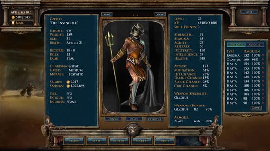 Képernyőkép erről: Age of Gladiators