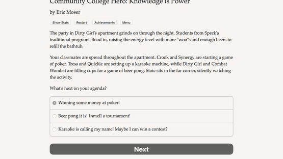 Community College Hero: Knowledge is Power Screenshot