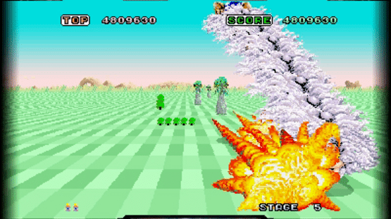 3D Space Harrier Screenshot