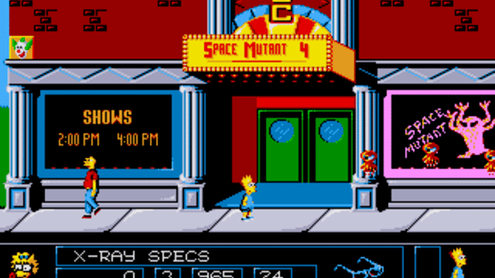 The Simpsons: Bart vs. The Space Mutants Screenshot