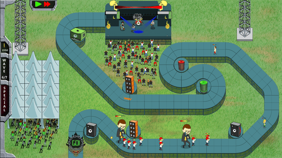 Rock 'N' Roll Defense Screenshot