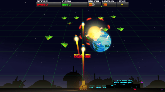 Cosmic Rocket Defender Screenshot