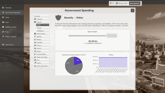 Government Simulator Screenshot