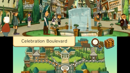 Professor Layton and the Miracle Mask Screenshot