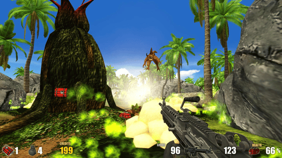 Action Alien: Tropical Mayhem Screenshot